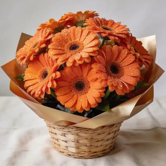 Karangan Bunga Gerbera Cerah