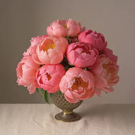 Karangan Bunga Peony Pink