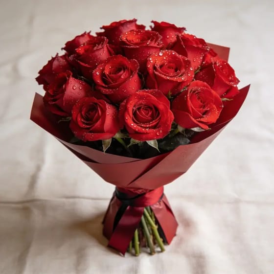 Buket Wisuda Mawar Merah