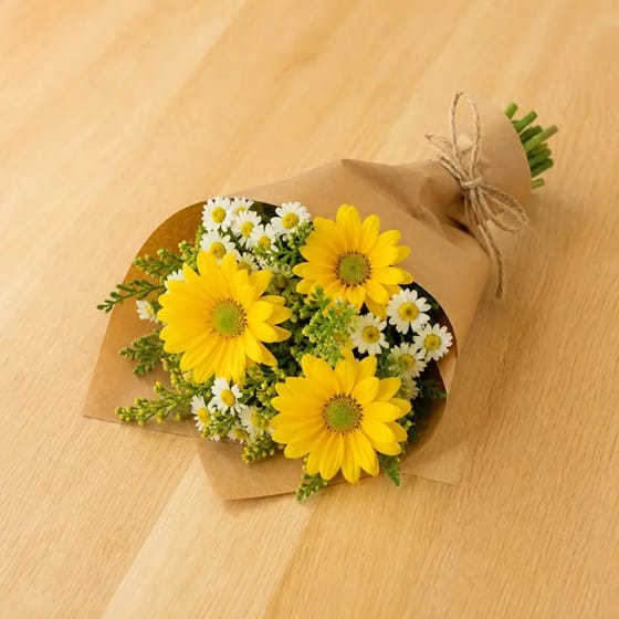 Buket Wisuda Daisy Kuning