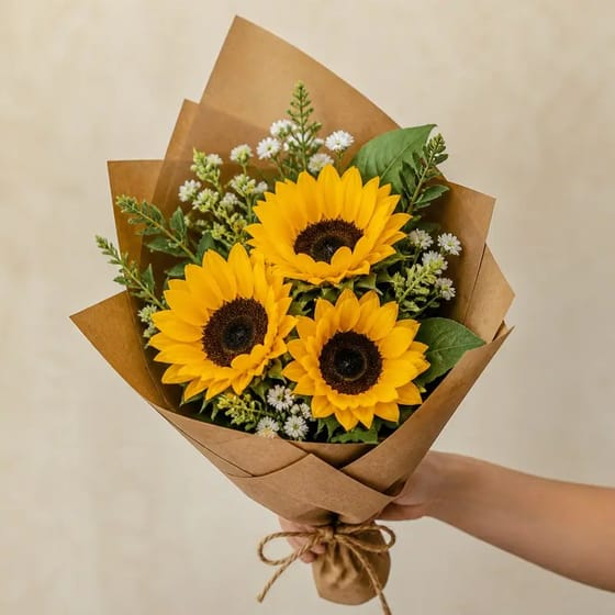 Buket Wisuda Sunflower Mini