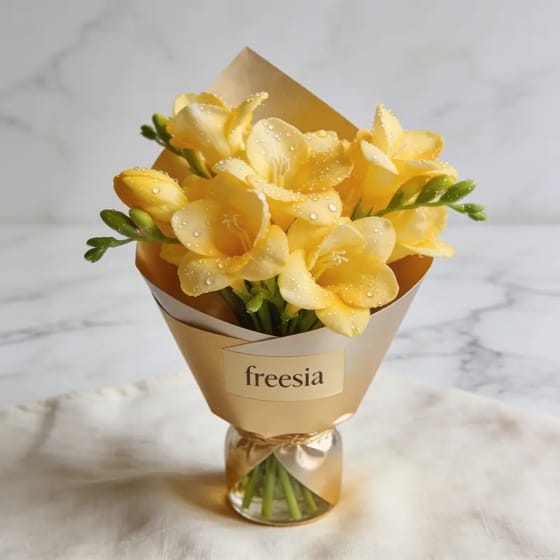 Buket Wisuda Freesia