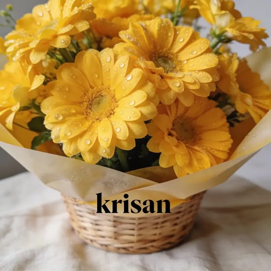 Karangan Bunga Chrysanthemum Kuning