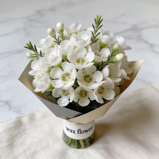 Karangan Bunga Wax Flower