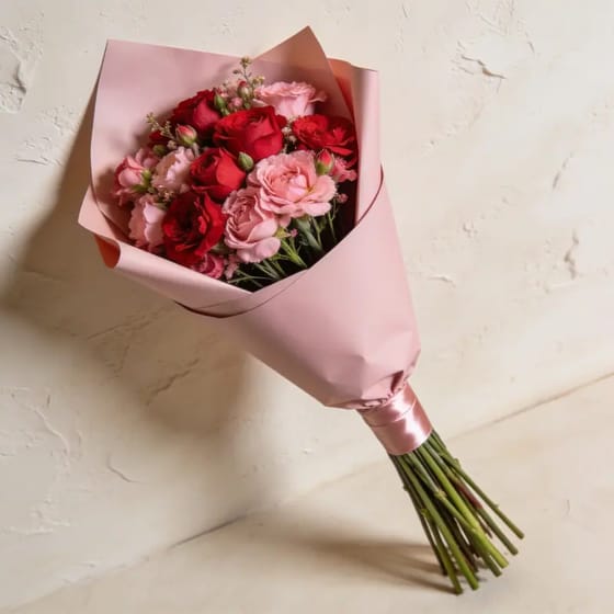 Buket Bunga Campur Romantis