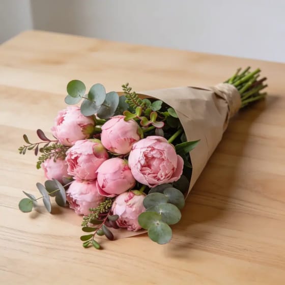 Bunga Segar Peony Musim