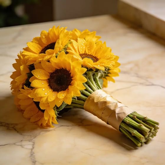 Bunga Segar Sunflower Potong