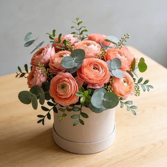 Bunga Segar Ranunculus Box