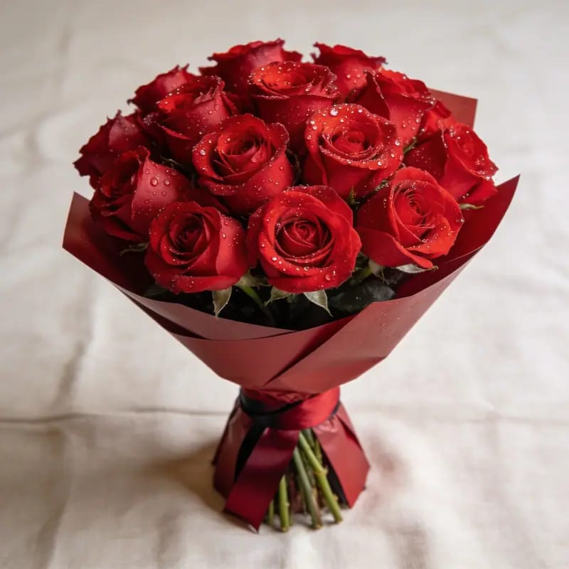 Buket Wisuda Mawar Merah