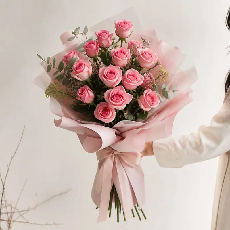 Buket Wisuda Pink Manis