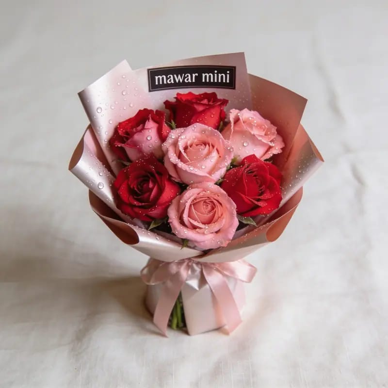 Buket Wisuda Mini Mawar