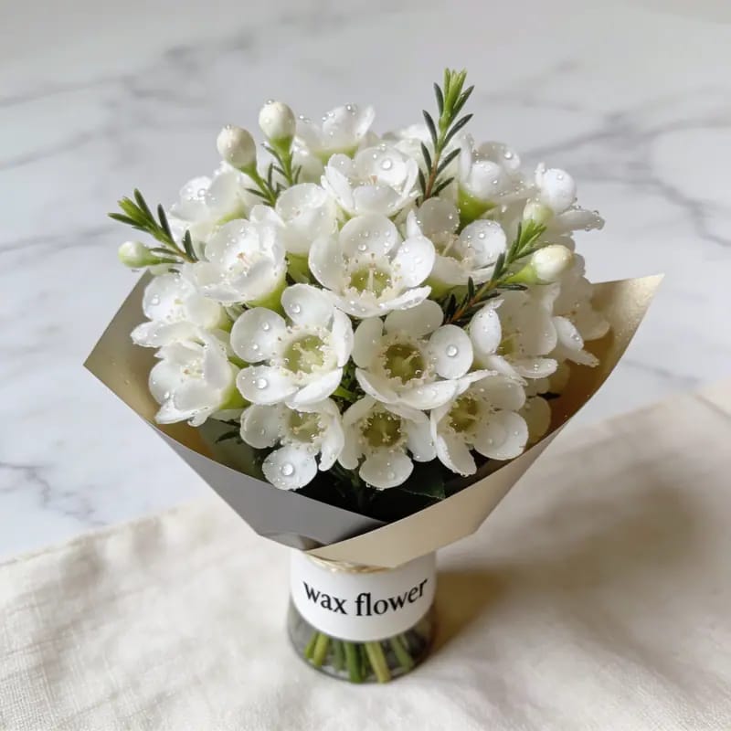 Karangan Bunga Wax Flower