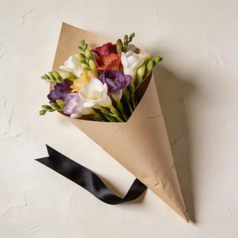 Buket Bunga Freesia Campur